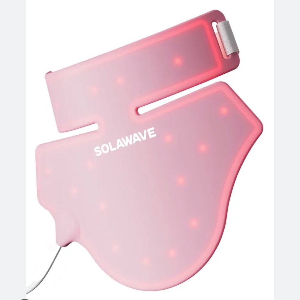 New, Never Opened Solawave Pink Neck & Chest Light Therapy Mask